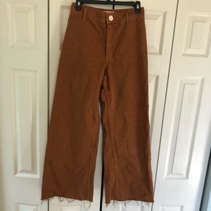 Zara Wide Leg Marine Straight Denim
